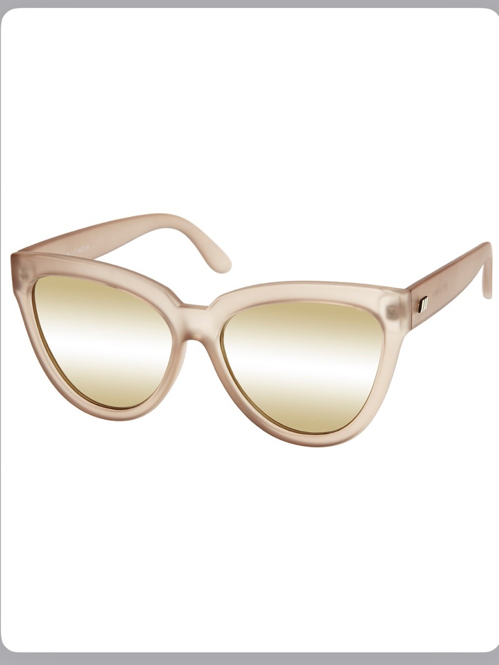 Le Specs Liar Liar Sunglasses in Matte Chrome